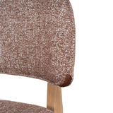 Set of 2 - Calix Natural Dining Chair - California Brown Dining Chair Cino-Core