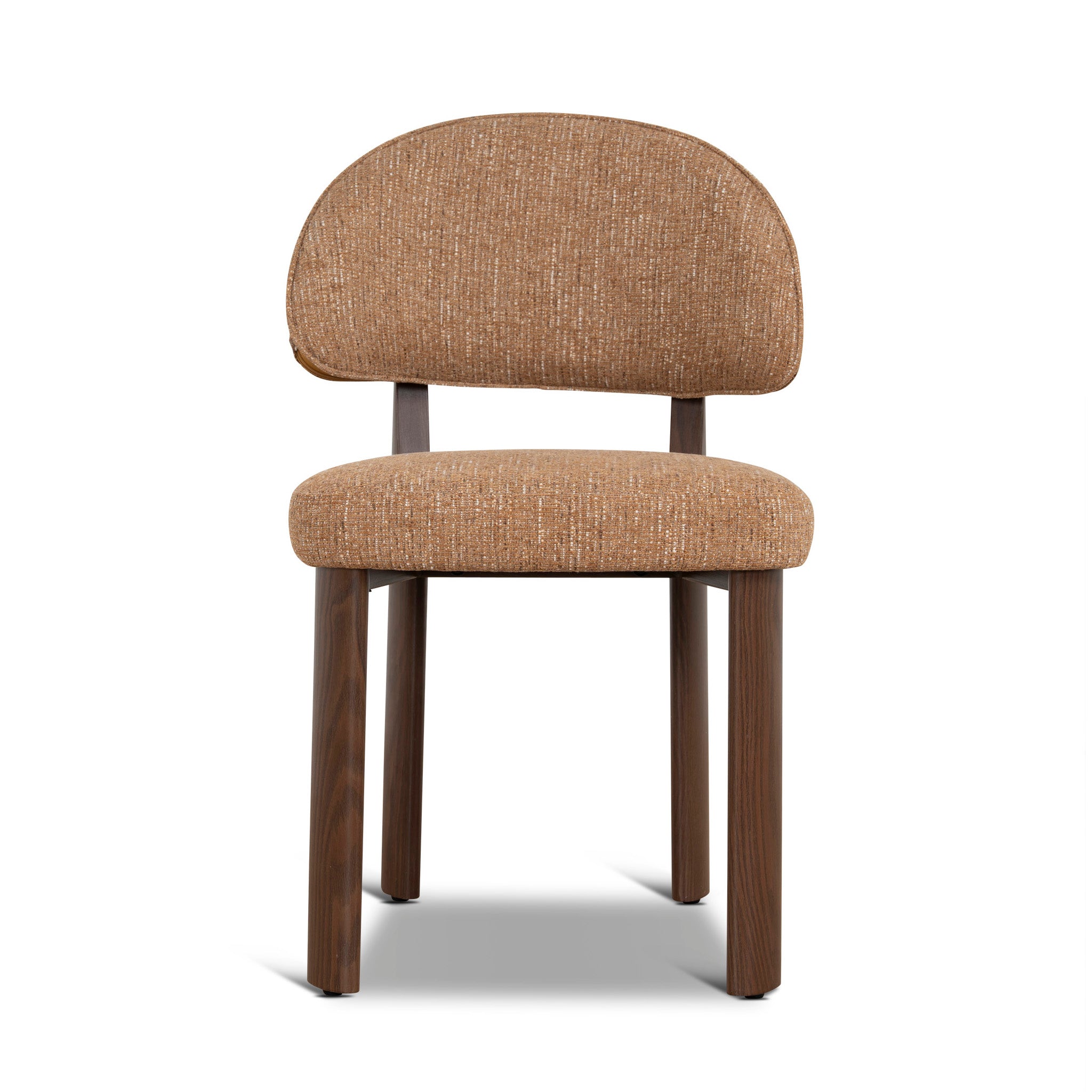 Set of 2 - Calix Walnut Dining Chair - California Camel Dining Chair Cino-Core