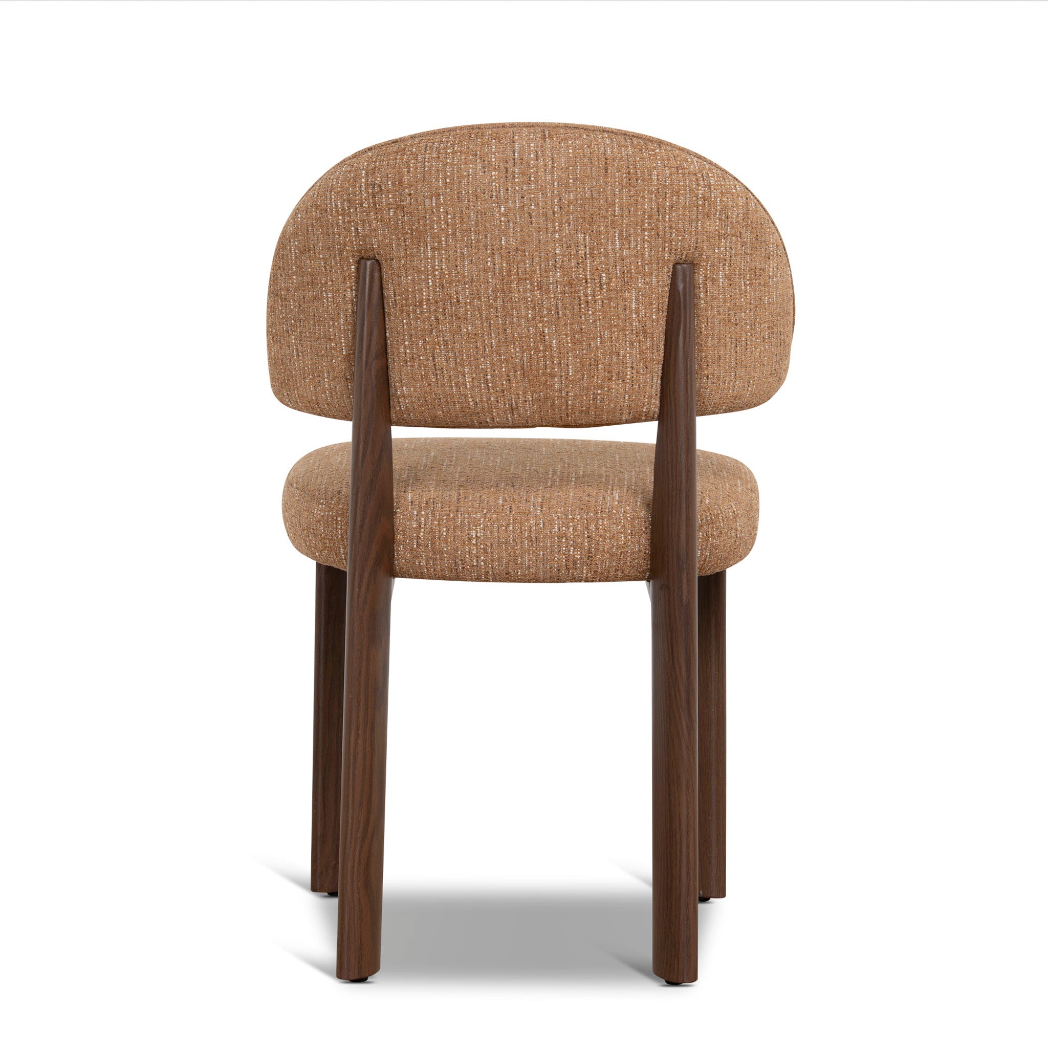 Set of 2 - Calix Walnut Dining Chair - California Camel Dining Chair Cino-Core