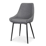 Ex Display - Alfie Fabric Dining Chair - Dark Grey Dining Chair Sendo-Core