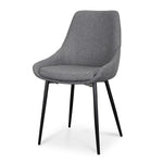Ex Display - Alfie Fabric Dining Chair - Dark Grey Dining Chair Sendo-Core
