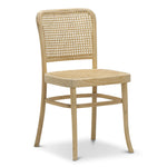 Set of 2 - Zara Teak Wood Cane Dining Chair - Natural Dining Chair Eastern-Local