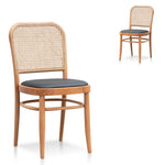 Set of 2 - Bonilla Dining Chair - Natural Dining Chair Swady-Core   