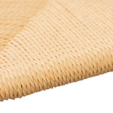 Ex Display - Erika Rattan Black Dining Chair - Natural Seat