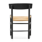 Ex Display - Erika Rattan Black Dining Chair - Natural Seat Dining Chair Oakwood-Core