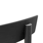 Ex Display - Erika Rattan Black Dining Chair - Natural Seat Dining Chair Oakwood-Core