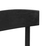 Ex Display - Erika Rattan Black Dining Chair - Natural Seat Dining Chair Oakwood-Core