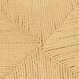 Ex Display - Erika Rattan Black Dining Chair - Natural Seat