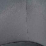 Ex Display - Rowena Dining Chair - Grey Velvet in Black Legs Dining Chair St Chairs-Core