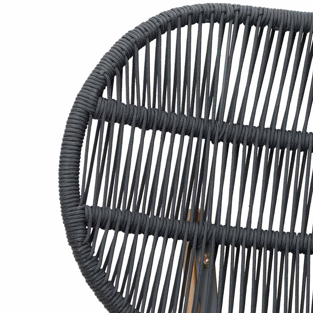 Ex Display - Jorge Outdoor Dining Chair - Anthracite Grey Cushion Outdoor Chair Eminem-Core