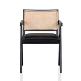 Ex Display - Castro Rattan Dining Chair - Black Dining Chair Chic-Core