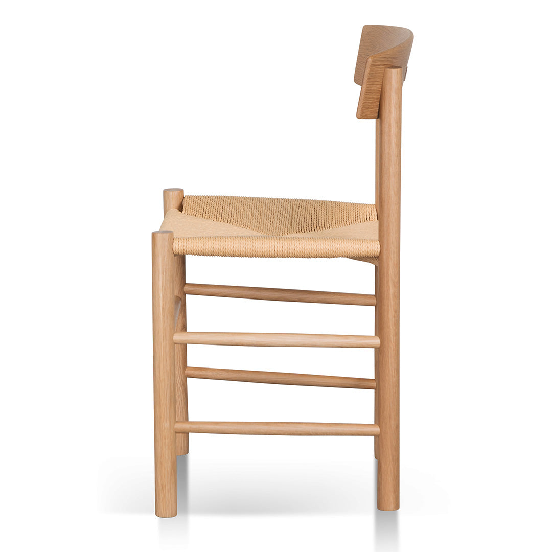 Ex Display - Erika Rattan Dining Chair - Natural Dining Chair Oakwood-Core