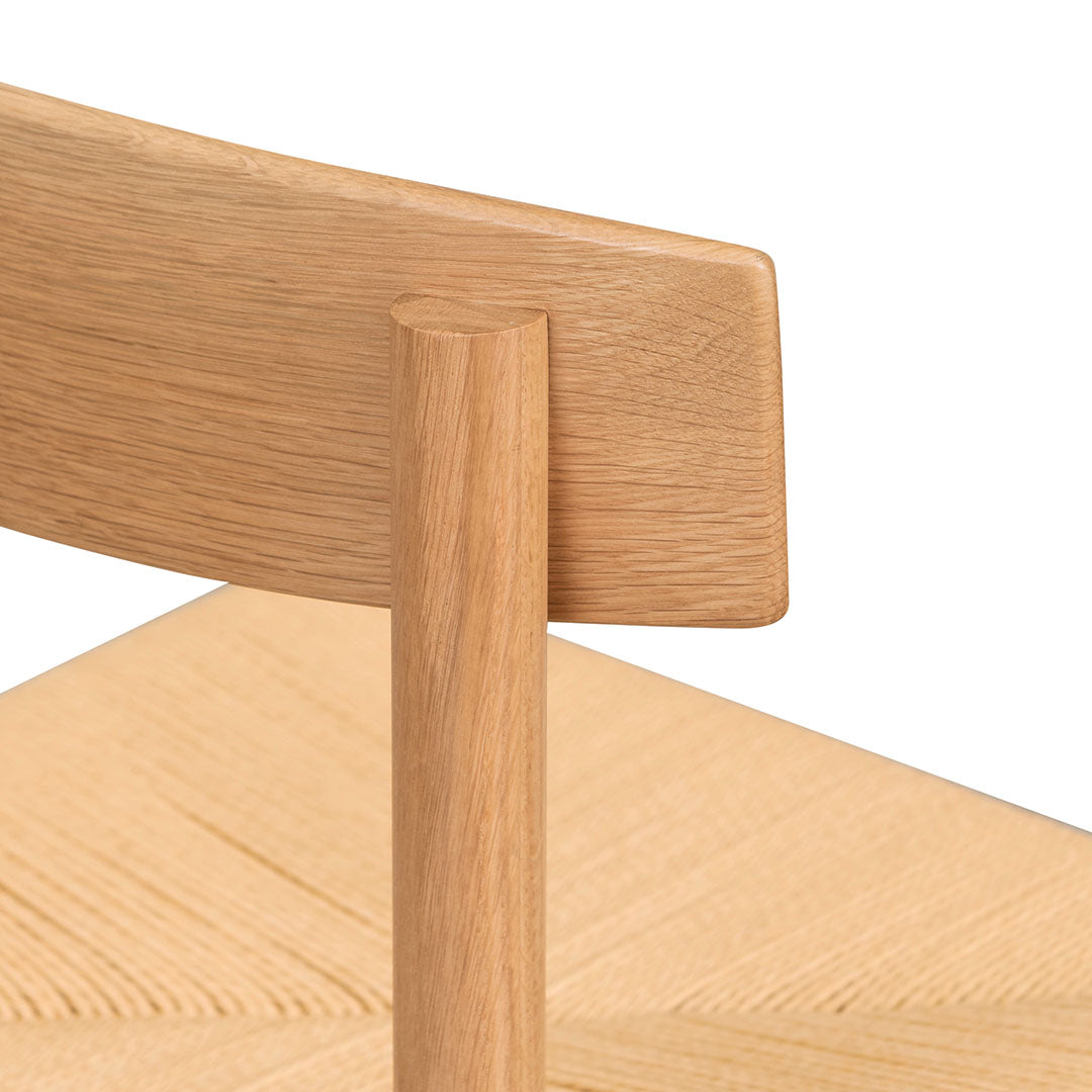 Ex Display - Erika Rattan Dining Chair - Natural Dining Chair Oakwood-Core