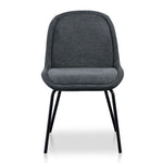 Ex Display - Robles Fabric Dining Chair - Charcoal Grey Dining Chair Freehold-Core