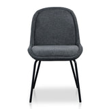 Ex Display - Robles Fabric Dining Chair - Charcoal Grey Dining Chair Freehold-Core