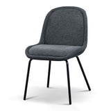 Ex Display - Robles Fabric Dining Chair - Charcoal Grey Dining Chair Freehold-Core