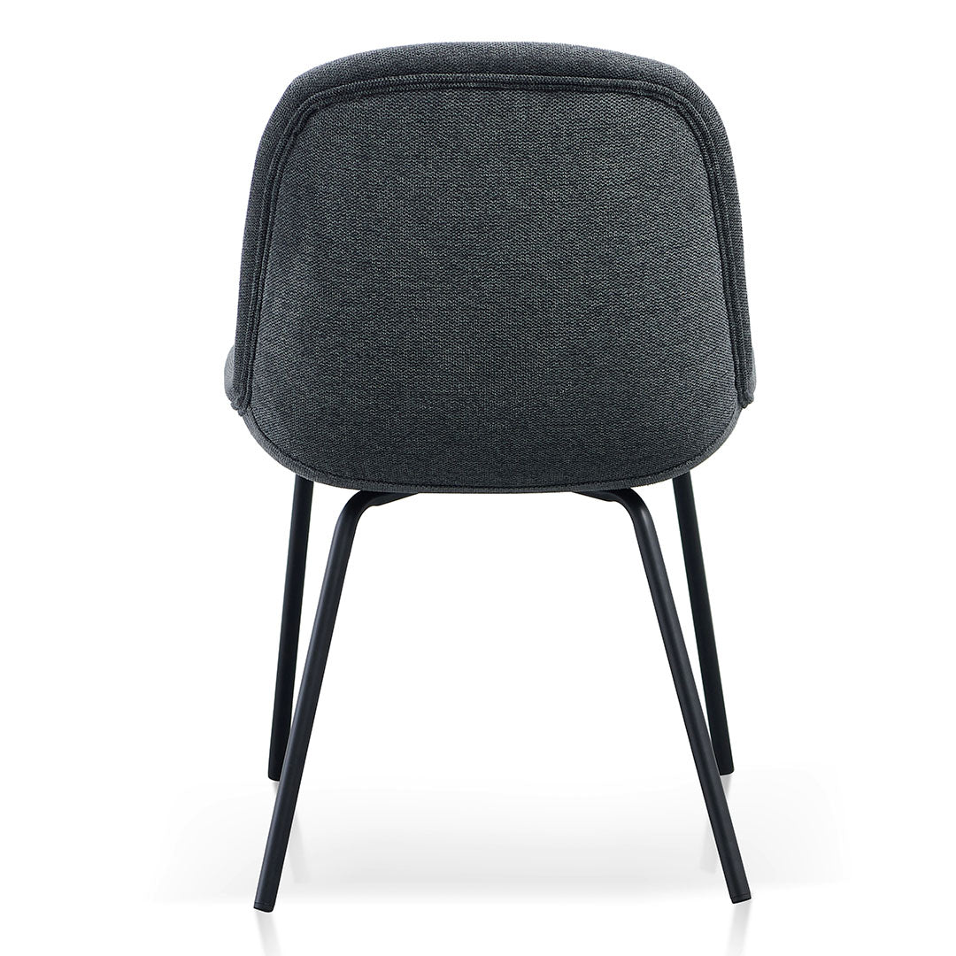 Ex Display - Robles Fabric Dining Chair - Charcoal Grey Dining Chair Freehold-Core
