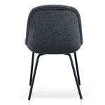 Set of 2 - Robles Fabric Dining Chair - Charcoal Grey Dining Chair Freehold-Core   