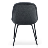 Ex Display - Robles Fabric Dining Chair - Charcoal Grey Dining Chair Freehold-Core