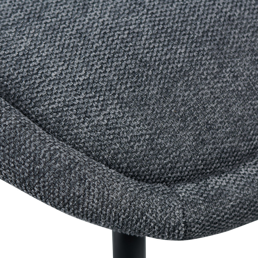 Ex Display - Robles Fabric Dining Chair - Charcoal Grey Dining Chair Freehold-Core