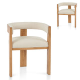 Set of 2 - Miles Dining Chair - Dawn Beige Dining Chair LJ-Core