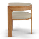 Set of 2 - Miles Dining Chair - Dawn Beige Dining Chair LJ-Core
