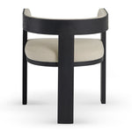 Set of 2 - Miles Black ELM Dining Chair - Light Beige Dining Chair LJ-Core   