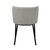 Ex Display - Flossie Fabric Dining Chair - Coastal Light Grey Dining Chair Freehold-Core