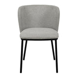 Ex Display - Flossie Fabric Dining Chair - Coastal Light Grey Dining Chair Freehold-Core