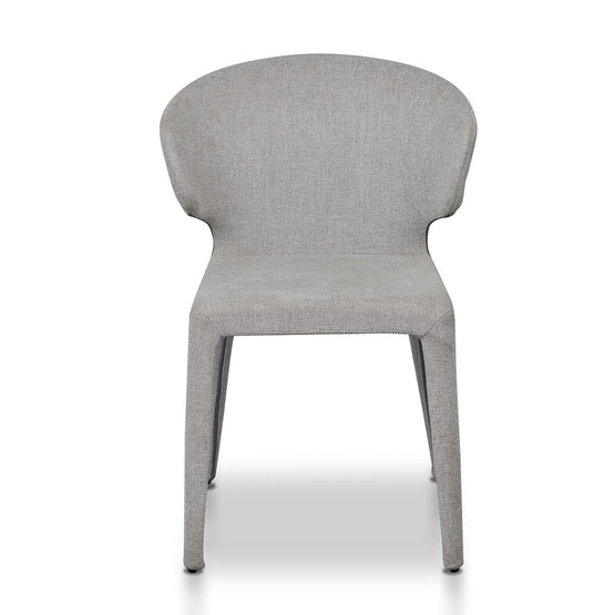 Set of 2 - Pollard Fabric Dining Chair - Coastal Light Grey Dining Chair Freehold-Core   