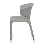Set of 2 - Pollard Fabric Dining Chair - Coastal Light Grey Dining Chair Freehold-Core   