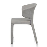 Set of 2 - Pollard Fabric Dining Chair - Coastal Light Grey Dining Chair Freehold-Core   