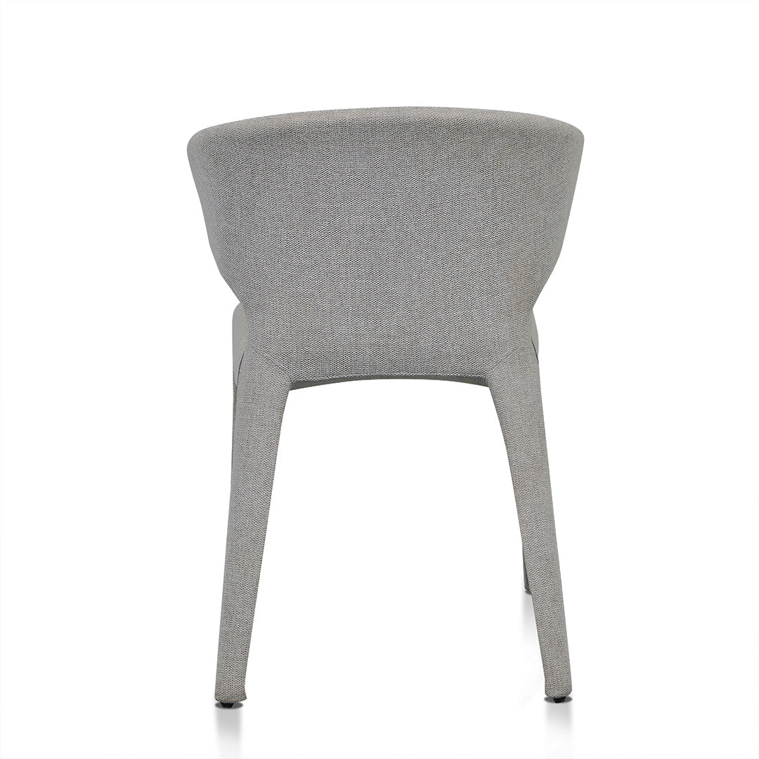 Set of 2 - Pollard Fabric Dining Chair - Coastal Light Grey Dining Chair Freehold-Core   