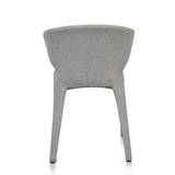 Set of 2 - Pollard Fabric Dining Chair - Coastal Light Grey Dining Chair Freehold-Core   
