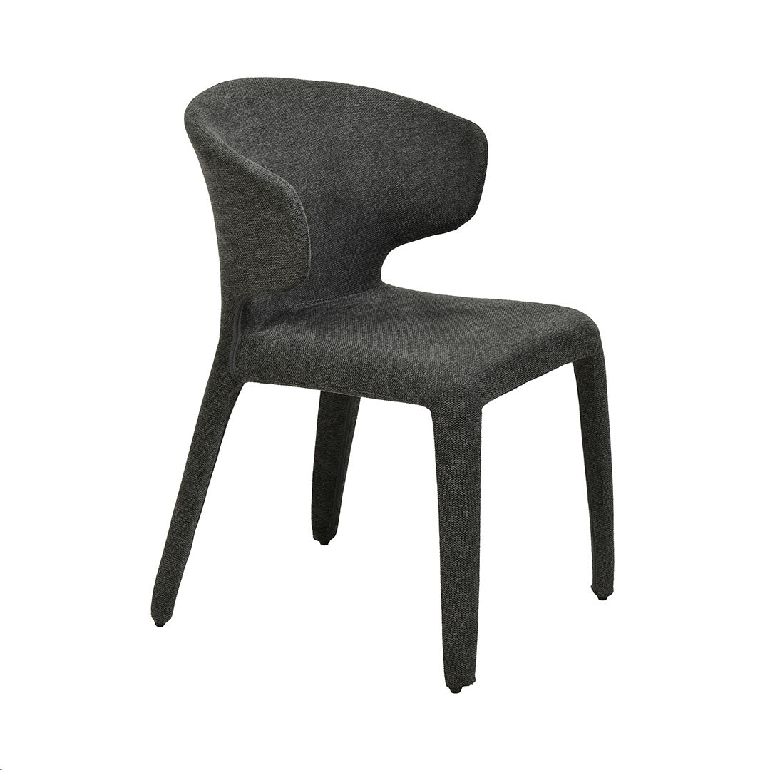Ex Display - Pollard Fabric Dining Chair - Charcoal Grey Dining Chair Freehold-Core