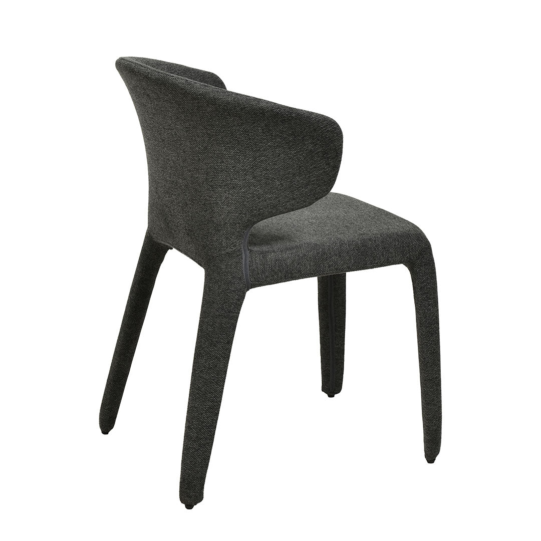 Ex Display - Pollard Fabric Dining Chair - Charcoal Grey Dining Chair Freehold-Core