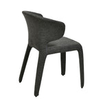 Set of 2 - Pollard Fabric Dining Chair - Charcoal Grey