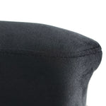 Ex Display - Adela Black Velvet Dining Chair - Golden Base Dining Chair Blue Steel Sofa- Core