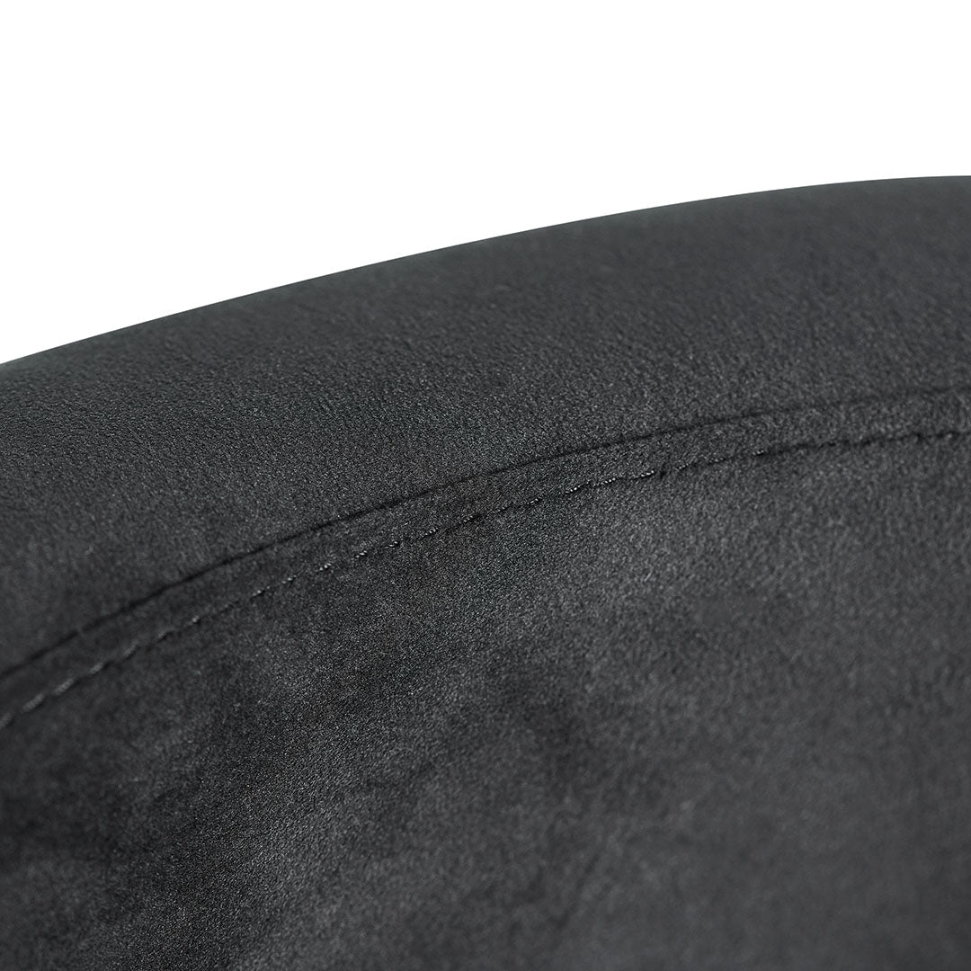 Ex Display - Adela Black Velvet Dining Chair - Golden Base Dining Chair Blue Steel Sofa- Core