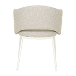 Mani White Dining Chair - Clay Grey Dining Chair Freehold-Core   