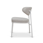 Ex Display - Ambrosi White Dining Chair - Clay Grey Dining Chair Freehold-Core