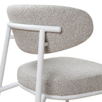 Ex Display - Ambrosi White Dining Chair - Clay Grey Dining Chair Freehold-Core