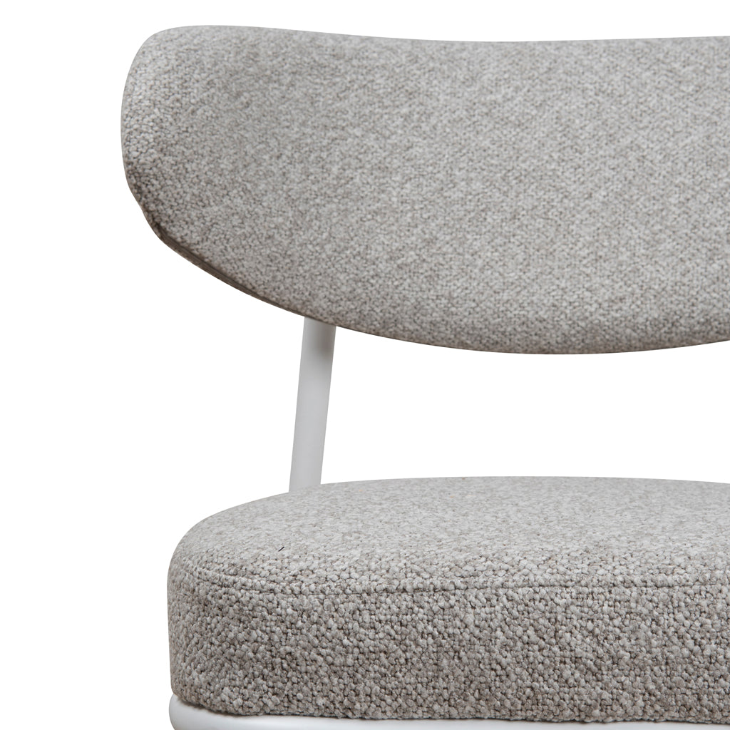 Ex Display - Ambrosi White Dining Chair - Clay Grey Dining Chair Freehold-Core