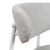 Ex Display - Ambrosi White Dining Chair - Clay Grey Dining Chair Freehold-Core