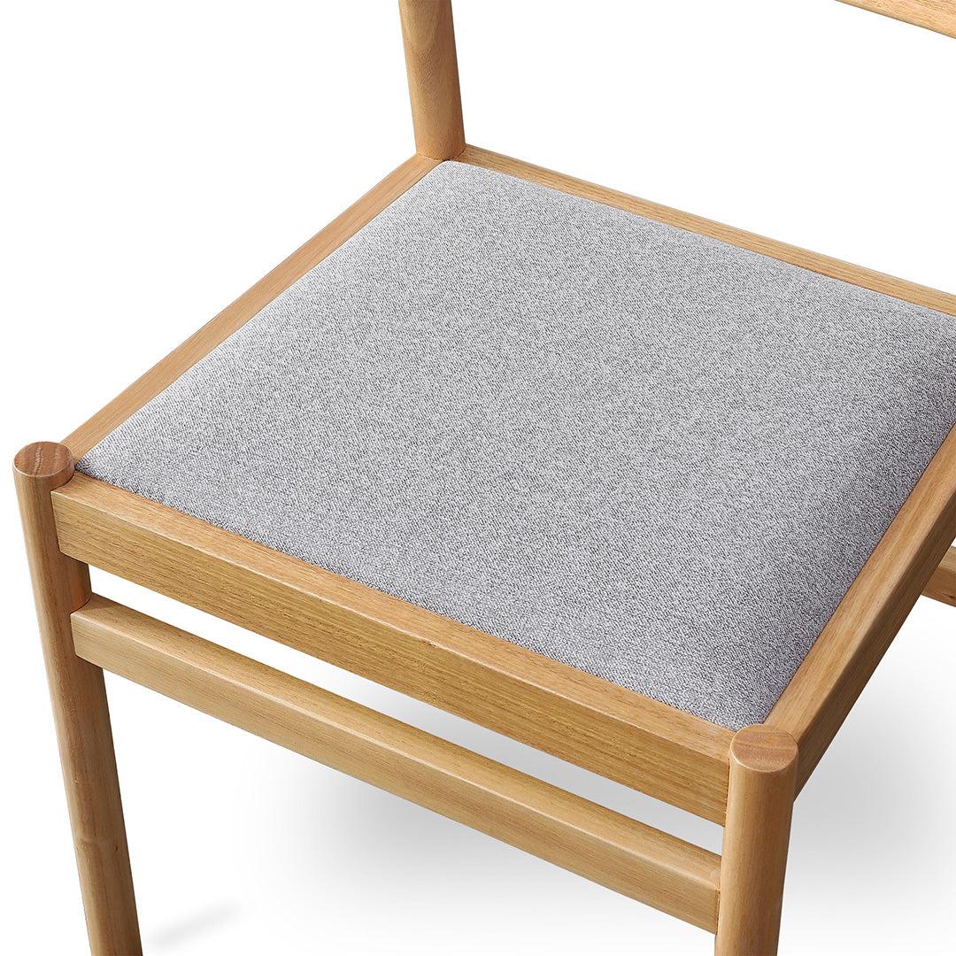 Set of 2 - Mirit Natural Dining Chair - Moon Grey Dining Chair Marri-Core   