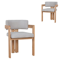 Set of 2 - Merari Natural NZ Ash Dining Chair - Stone Beige Dining Chair Marri-Core