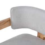 Set of 2 - Merari Natural NZ Ash Dining Chair - Stone Beige Dining Chair Marri-Core