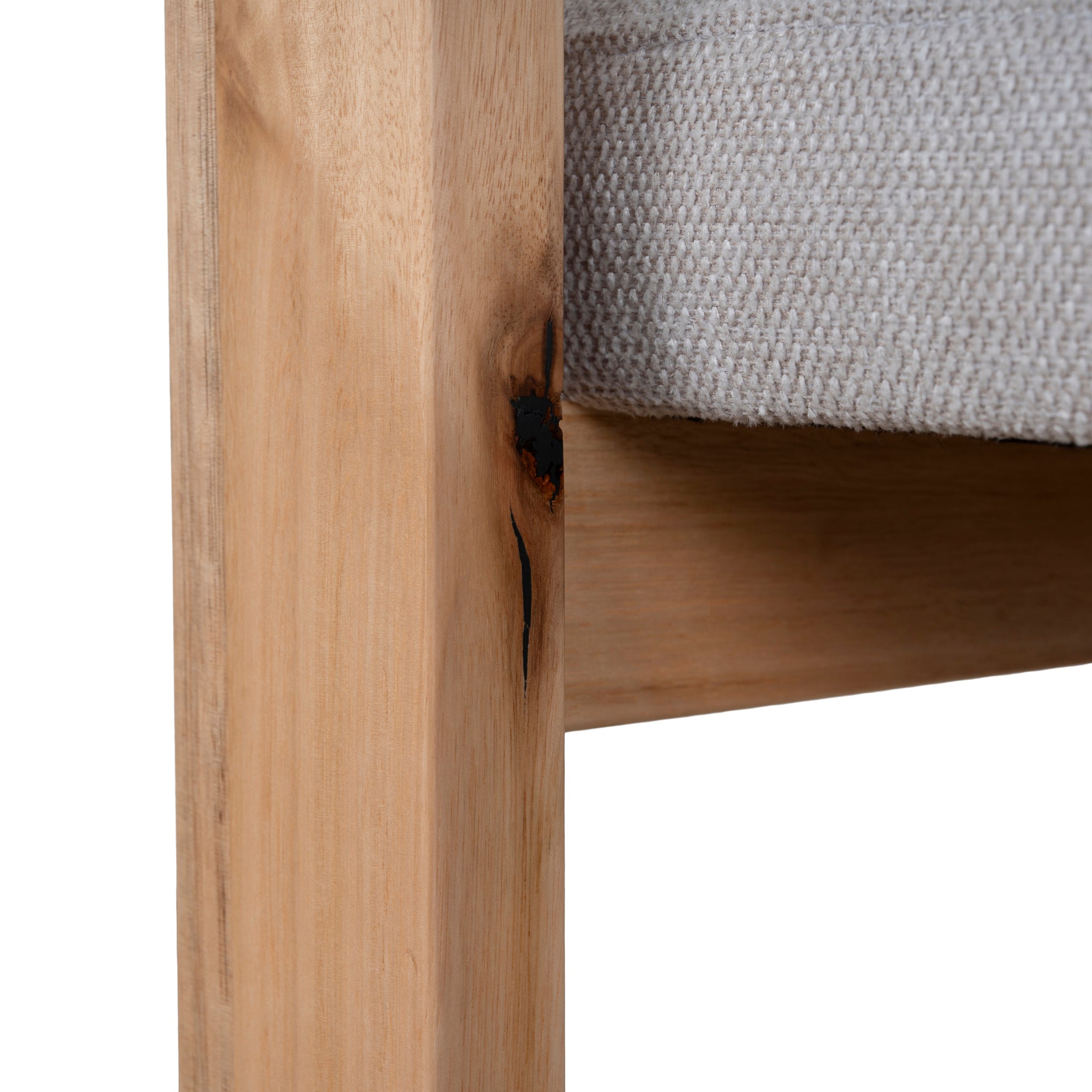 Set of 2 - Merari Natural NZ Ash Dining Chair - Stone Beige Dining Chair Marri-Core