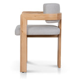 Set of 2 - Merari Natural NZ Ash Dining Chair - Stone Beige Dining Chair Marri-Core