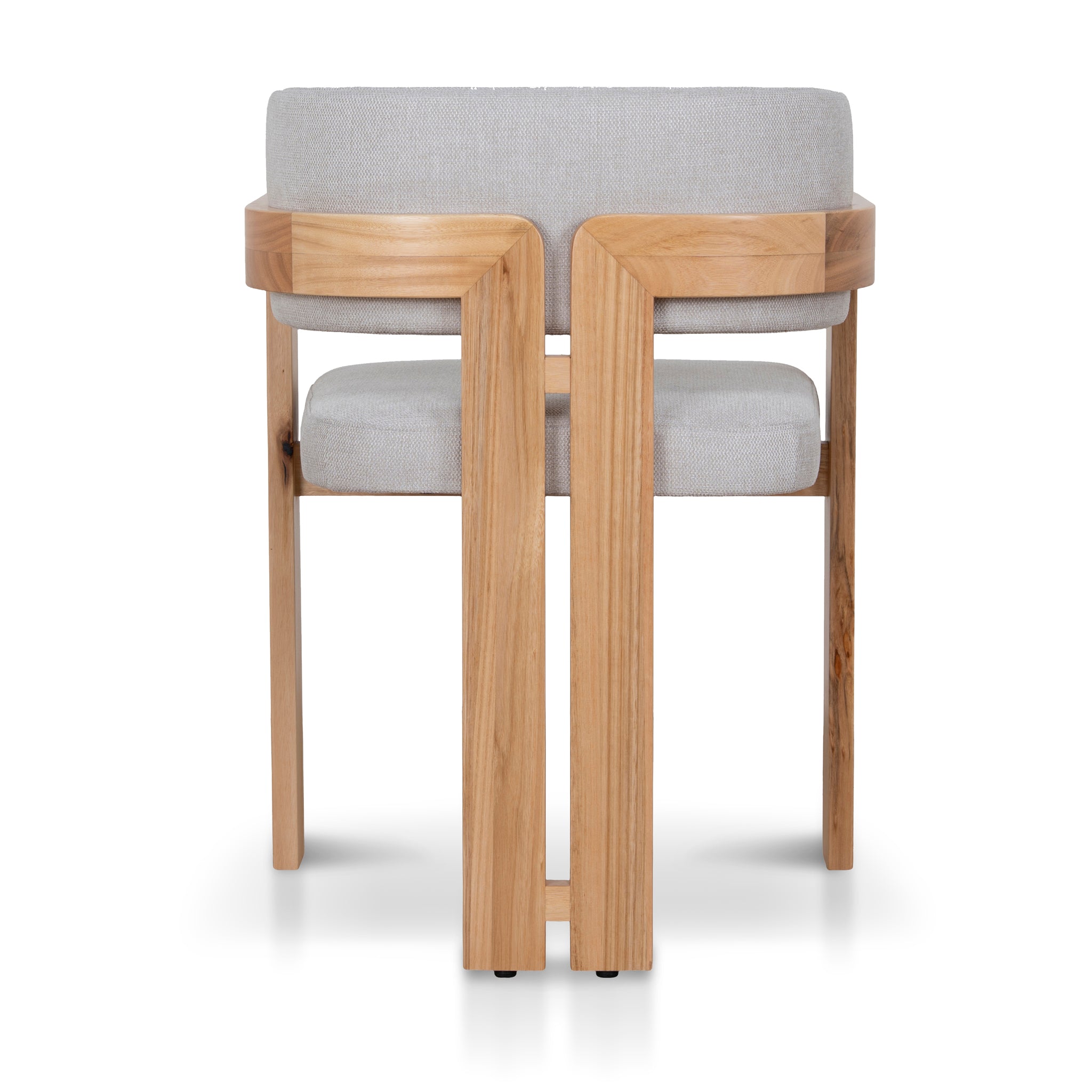 Set of 2 - Merari Natural NZ Ash Dining Chair - Stone Beige Dining Chair Marri-Core